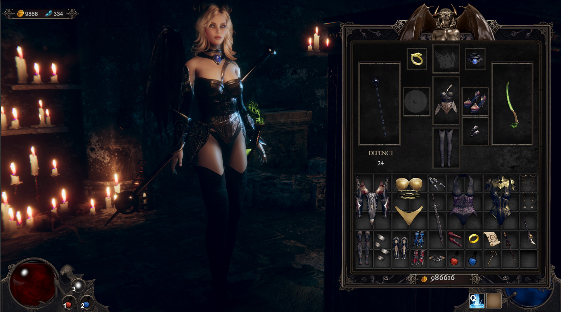 惩戒魅魔 高清重制版 定制女神 砍怪爆装(更新v0.981)