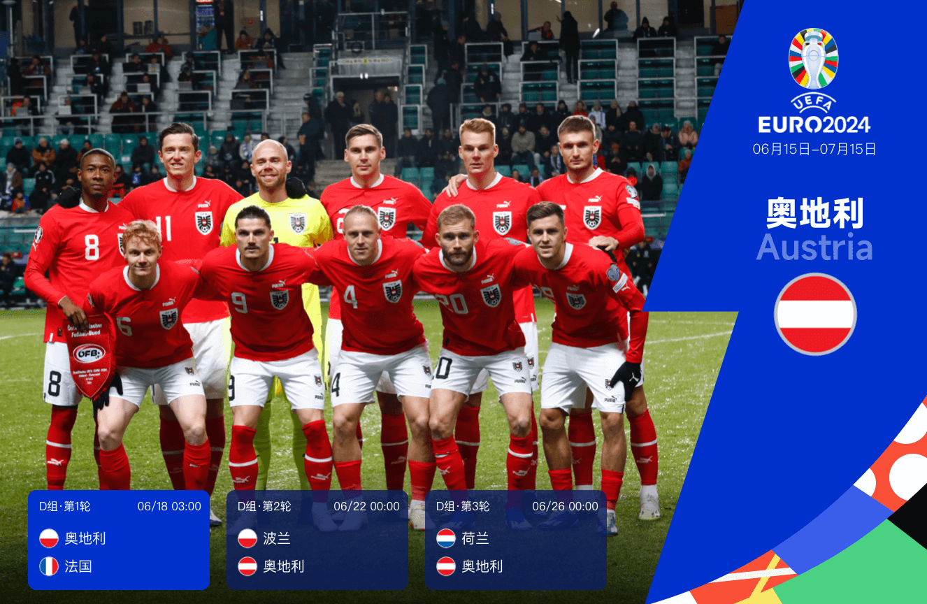 欧洲杯24队巡礼之奥地利:阿拉巴伤缺为后防埋隐患 朗尼克能否激活中前场众将?