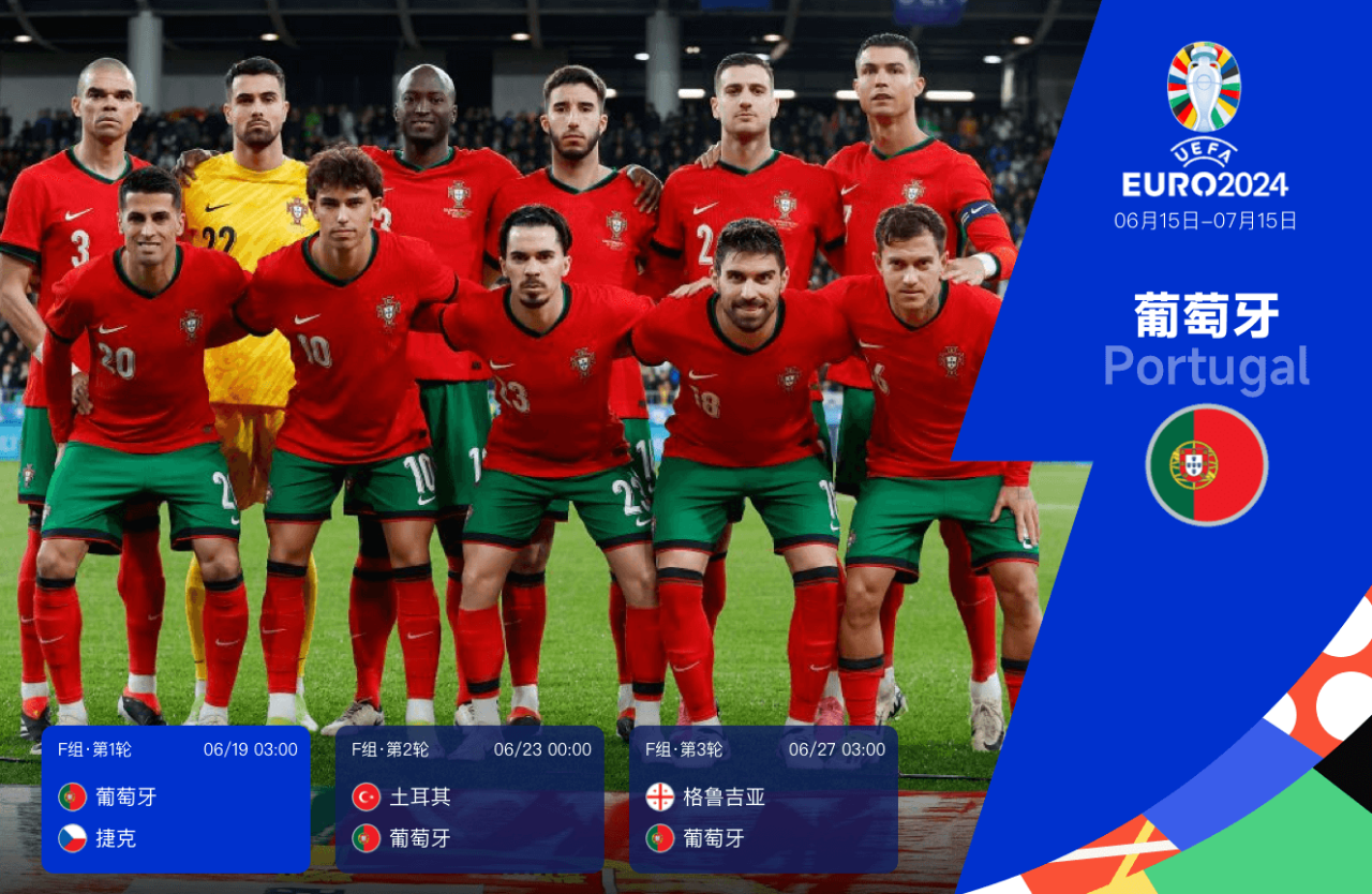 欧洲杯24队巡礼之葡萄牙:39岁C罗最后一舞 能否用冠军完美谢幕?