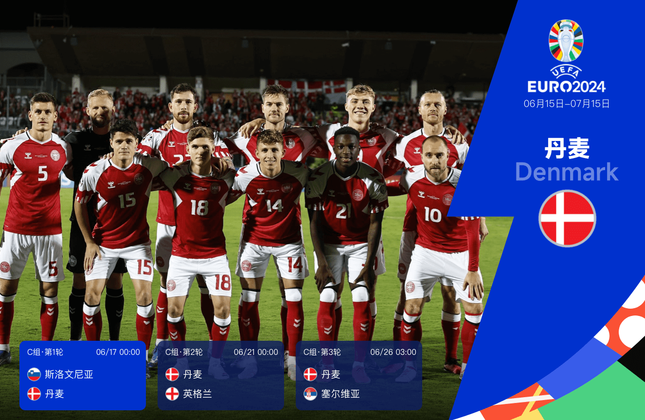 欧洲杯24队巡礼之丹麦:爱神萎靡+阵容老化青黄不接 霍伊伦能否带队出线?
