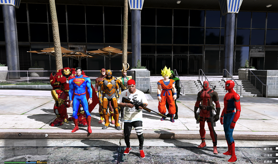 GTA侠盗猎车手5|中国风|1.41整合版1300辆真车+183位美女与英雄+200%存档|Grand Theft Auto V