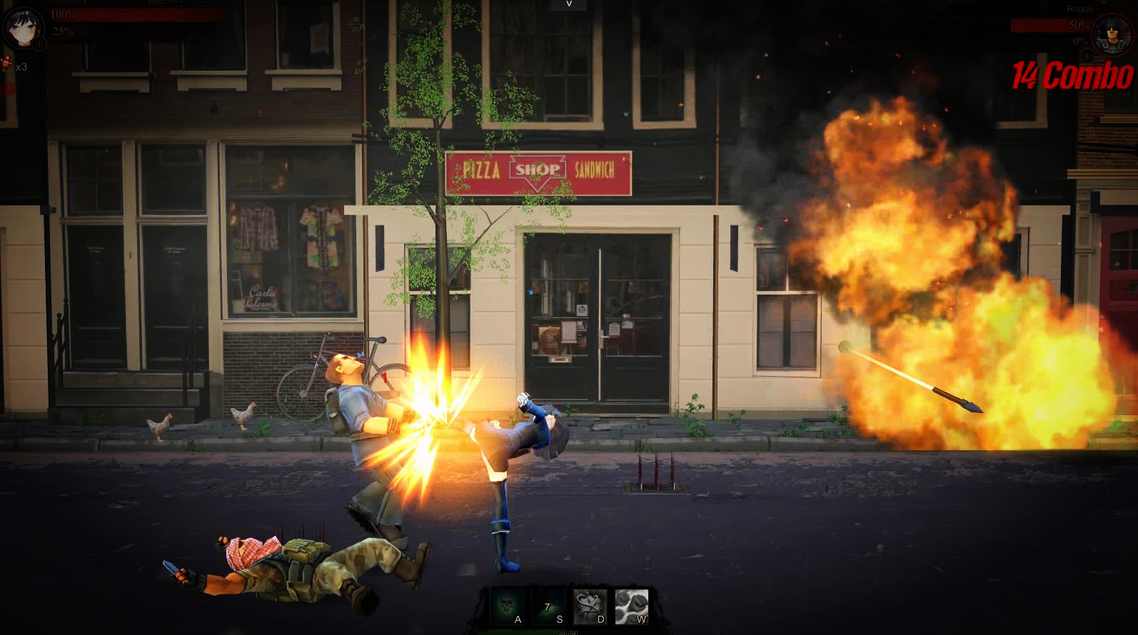 僵尸快打|官方中文|支持手柄|Zombie Flick