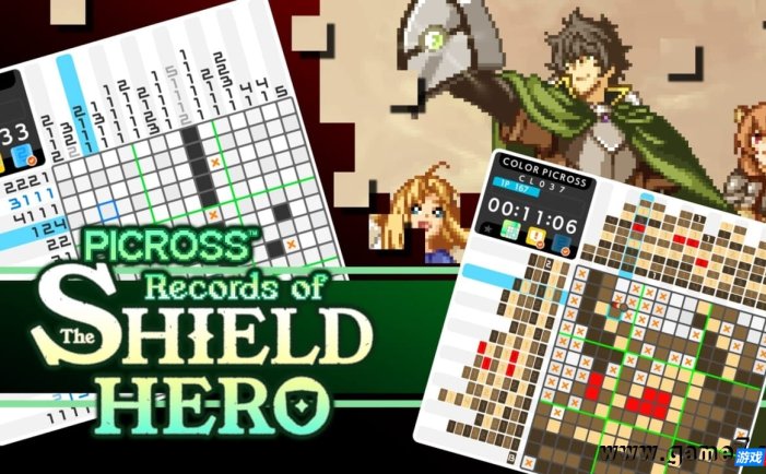【Switch】绘图方块:盾之勇者成名录丨PICROSS Records of The Shield Hero
