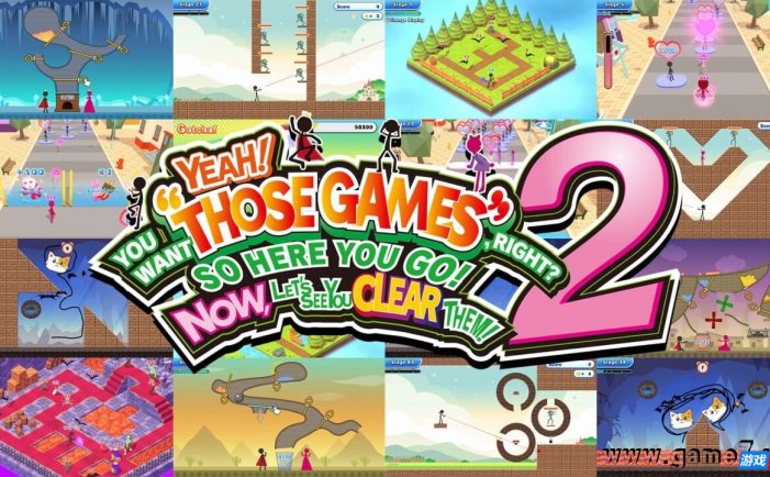 【Switch】似曾相识的那些游戏都换火柴人当主角了,你真的能够顺利通关吗2丨YEAH! YOU WANT “THOSE GAMES,” RIGHT? SO HERE YOU GO! NOW, LET’S SEE YOU CLEAR THEM! 2