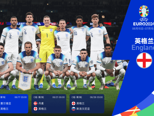 欧洲杯24队巡礼之英格兰:大英帝星闪耀五大联赛 三狮军团能否创造历史?